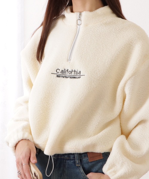 セール】ハーフ ジップ ボア フリース プルオーバー（その他トップス