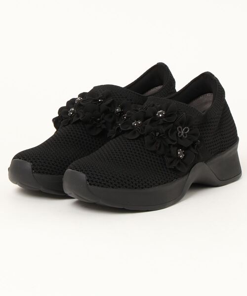 フラワーモチーフスリッポンスニーカー（スニーカー）｜ANTEPRIMA