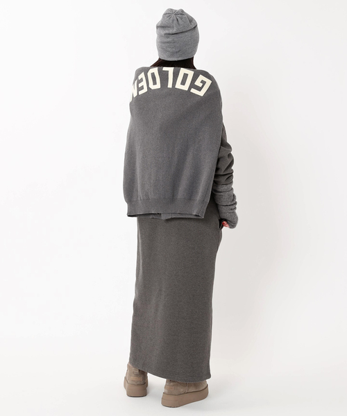 ハーフジップスウェットドレス（ワンピース）｜EVERYDAY I LIKE