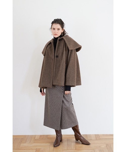 CLANE（クラネ）の「BIG COLLAR FLARE COAT（ブルゾン）」 - WEAR
