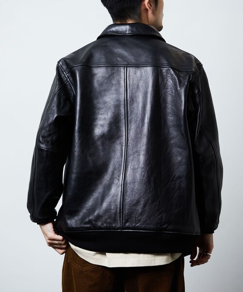 schott（ショット）の「Schott/ショット 別注 ZIP UP BLOUSON/レザー