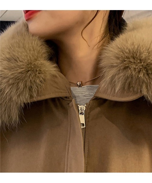 Ritzy（リッツィー）の「ファー付き ジャケット（その他アウター