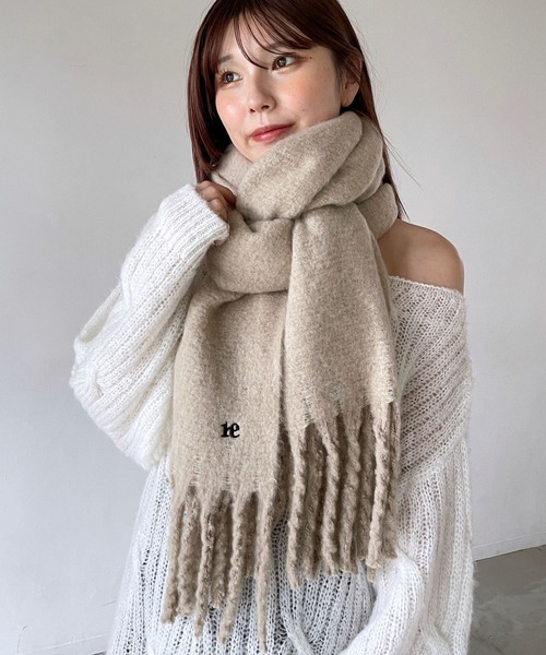 Heather（ヘザー）の「太フリンジマフラー 973243（マフラー）」 - WEAR