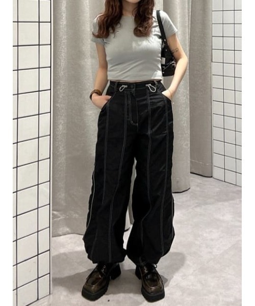 LAGUA GEM（ラグアジェム）の「NYLON STITCH パンツ（その他パンツ