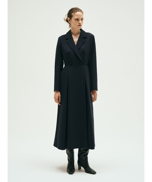 COLUMN（コラム）の「COLUMN / 襟付きシェイプワンピース（ワンピース