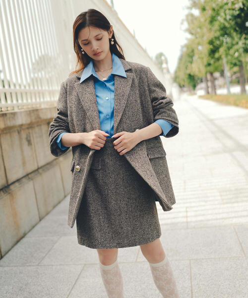 セール】ツイードジャケット / 1215250009（テーラードジャケット