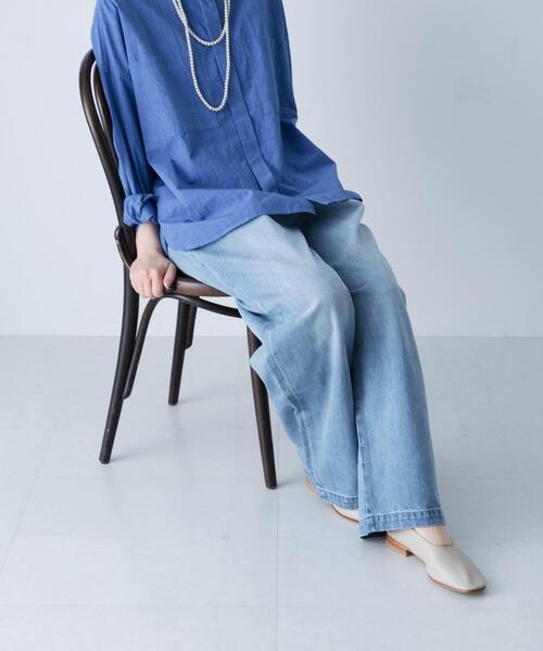 フェードデニムイージーパンツ（デニムパンツ）｜かぐれ（カグレ）の