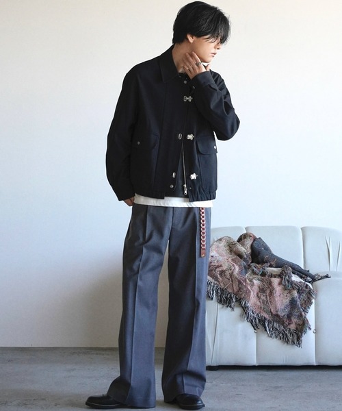WYM LIDNM（ウィム バイ リドム）の「METAL TOGGLE TWILL DECK BLOUSON