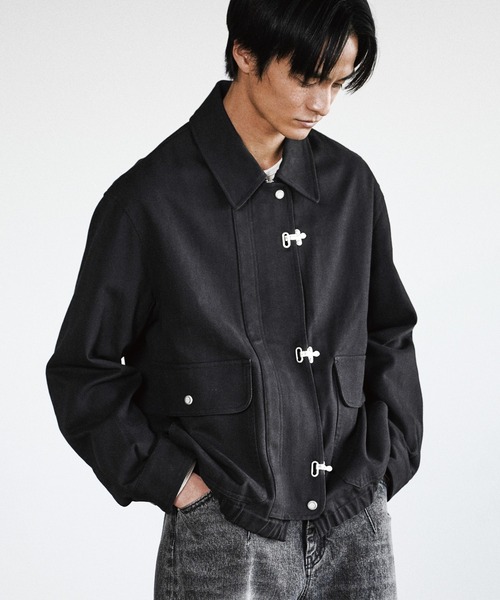 METAL TOGGLE TWILL DECK BLOUSON（ブルゾン）｜WYM LIDNM（ウィム