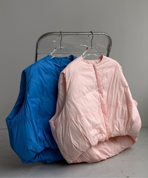 wee9s（ウィークス）の「egg down vest / エッグショートダウンベスト