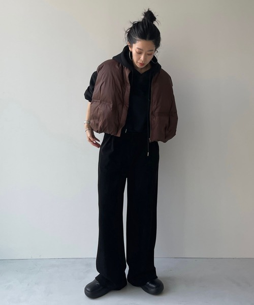 セール】egg down vest / エッグショートダウンベスト（ダウンベスト