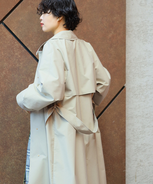 IENA（イエナ）の「コットンポリエステルステンカラーコート（ステン