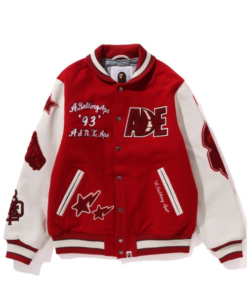A BATHING APE（アベイシングエイプ）の「BAPE MULTI MOTIF VARSITY