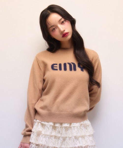 EIMY ISTOIRE（エイミーイストワール）の「EIMYロゴニット（ニット