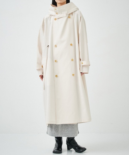 VACHEMENT/ヴァシュモン】リサイクルシェルタフタトレンチ（トレンチ