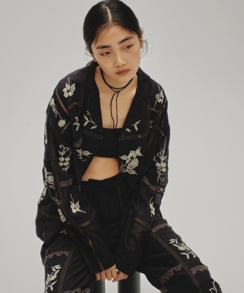 Embroidery Patchwork Shirts（シャツ/ブラウス）｜TODAYFUL（トゥデイ