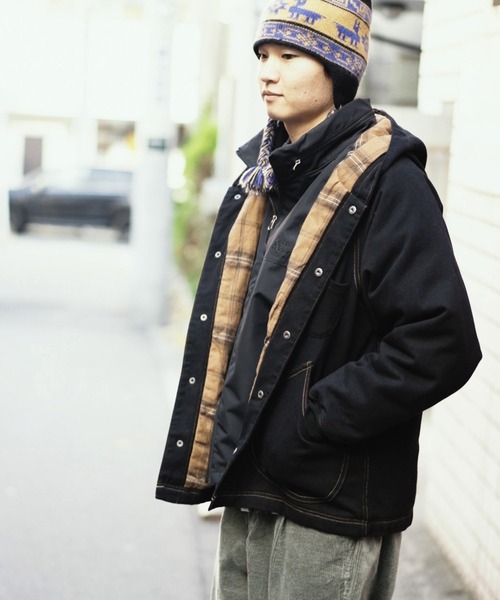 中ワタデニム/カツラギフードジャケット | ジムマスター（gym master