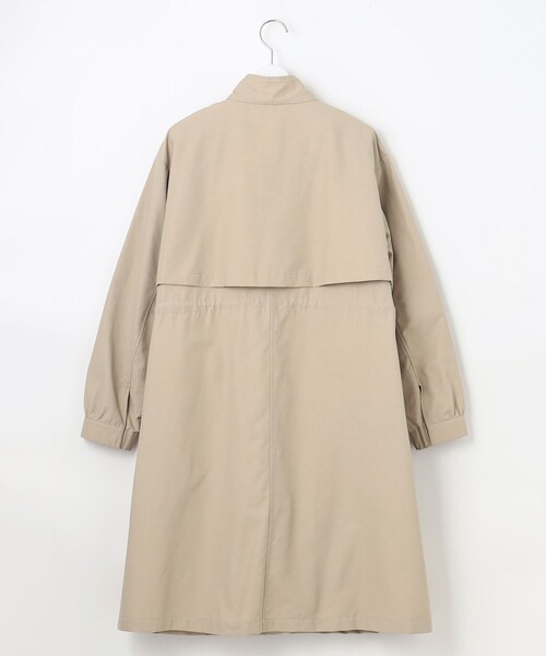コットンナイロンタッサーライナー付きスタンドカラー コート（その他
