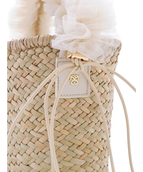 SNIDEL（スナイデル）の「ブレードワンハンドチュールバッグ（かご