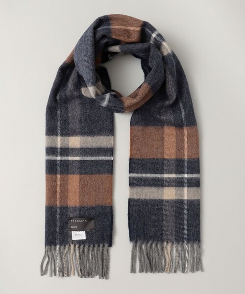 Begg & Co（ベグアンドコー）の「BEGG: ウール/アンゴラ チェック
