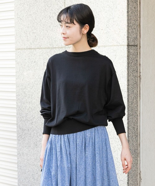 かぐれ（カグレ）の「コットンシルククルーネックプルオーバー（ニット