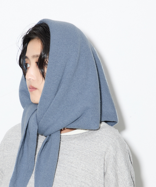 セール】【ASAUCE MELER】シームレス トライアングル カシミヤニット