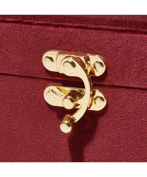 セール】ANNA SUI ジュエリーボックス S ダークレッド（収納グッズ
