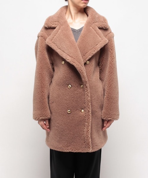 allureville（アルアバイル）の「ウールMIXボアPコート（その他