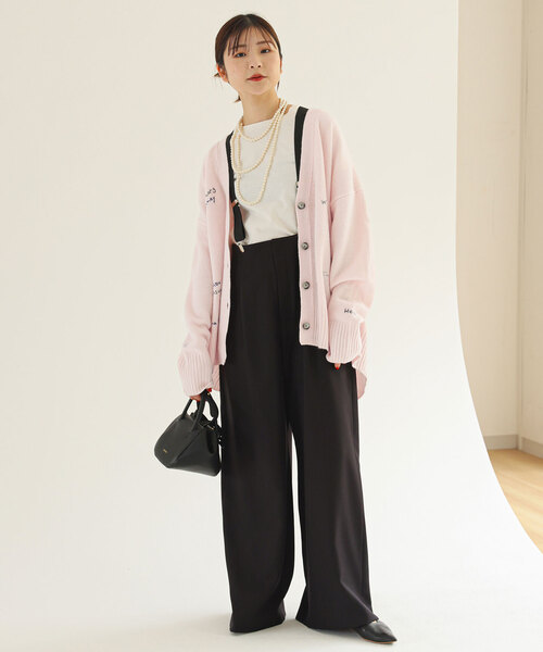 SLOBE IENA（スローブイエナ）の「《追加》embroidery カーディガン