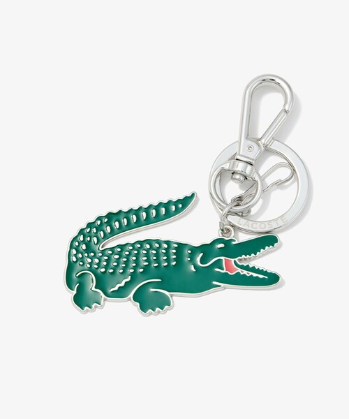 LACOSTE（ラコステ）の「クイーポ ワニロゴメタルプレートキーホルダー