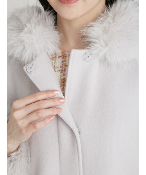 セール】ファーポンチョコート（ポンチョ）｜CELFORD（セルフォード