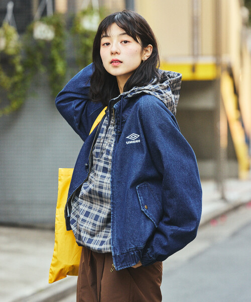 UMBRO × FREAK'S STORE/アンブロ 別注 DENIM STAND COLLAR BLOUSON