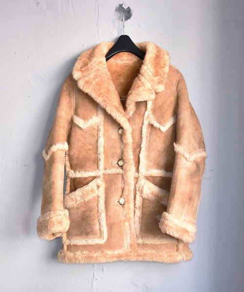 VINTAGE（ヴィンテージ）の「【ヴィンテージ古着】70's ムートン