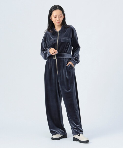 セール】ベロア ジャンプスーツ（つなぎ/オールインワン）｜BEAMS