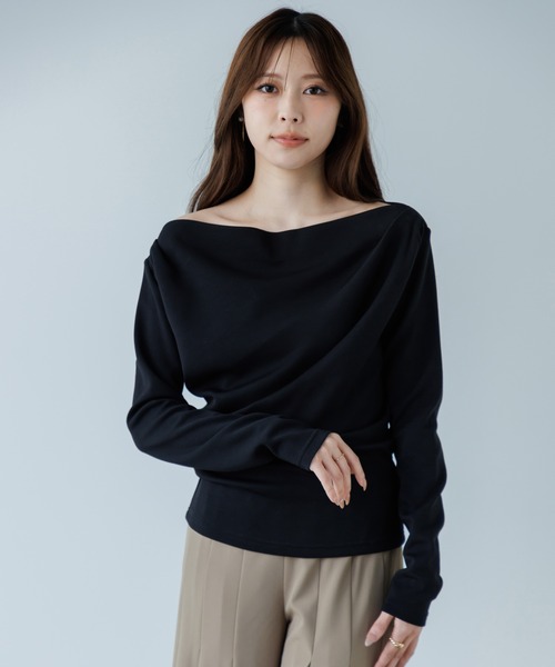 3way drape tops（3ウェイドレープトップス）（Tシャツ/カットソー