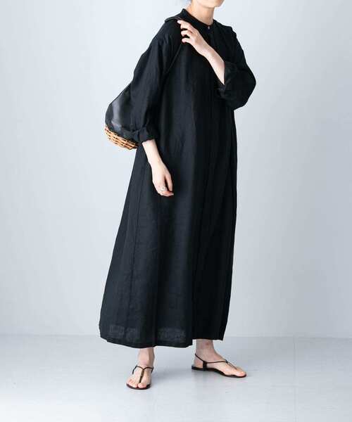かぐれ（カグレ）の「リネンシャツワンピース（ワンピース）」 - WEAR