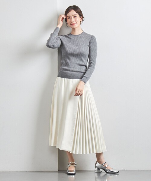 UNITED ARROWS（ユナイテッドアローズ）の「リブ クルーネック ニット