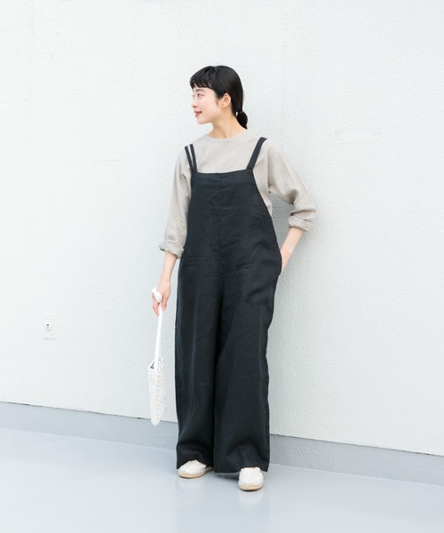 かぐれ（カグレ）の「リネンサロペット（サロペット/オーバーオール