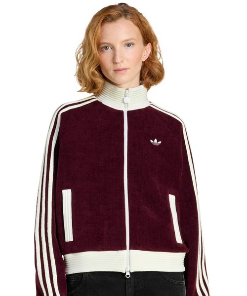 adidas VELOUR KNIT TRACK TOP / アディダス ベロア ニット トラック