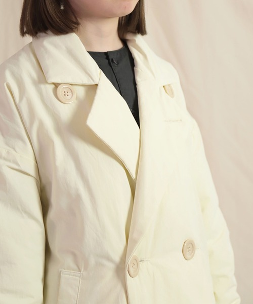 Brocante / ブロカント] NCポプリン(中綿キルト) ニュアージュコート