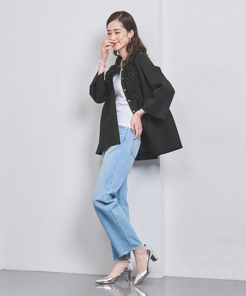 UNITED ARROWS（ユナイテッドアローズ）の「ミニフリル ニット