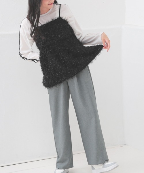 フェザーキャミソール（キャミソール）｜Honeys（ハニーズ）の