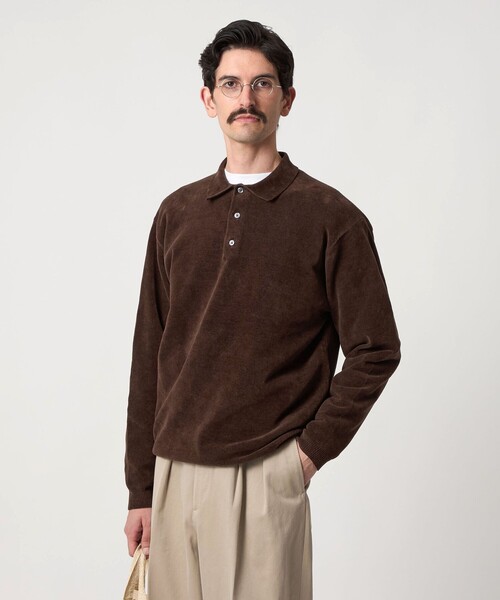 Steven Alan＞ 3B コットン ニット ポロシャツ（ニット/セーター