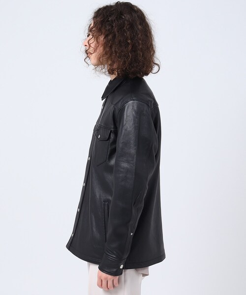 tk.TAKEO KIKUCHI（ティーケータケオキクチ）の「◇Schott レザー