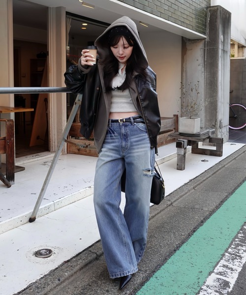 SENEE（セニー）の「loose vintage like denim（ルーズビンテージ