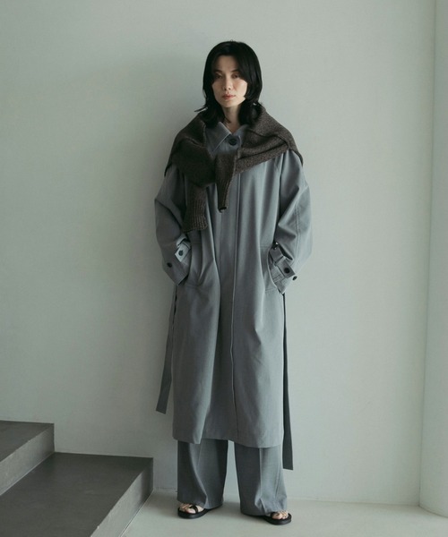 セール】Soutiencollar Raglan Coat（ステンカラーコート）｜anuke