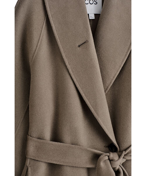 ベルト付きダブルフェイスウールコート（その他アウター）｜COS（コス
