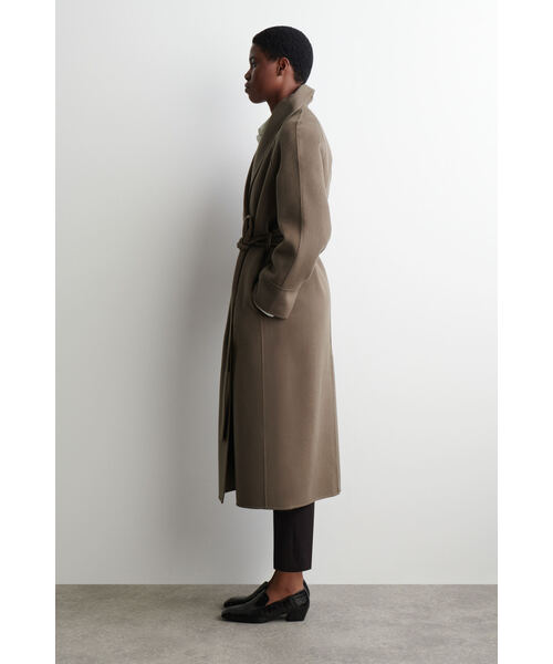 ベルト付きダブルフェイスウールコート（その他アウター）｜COS（コス