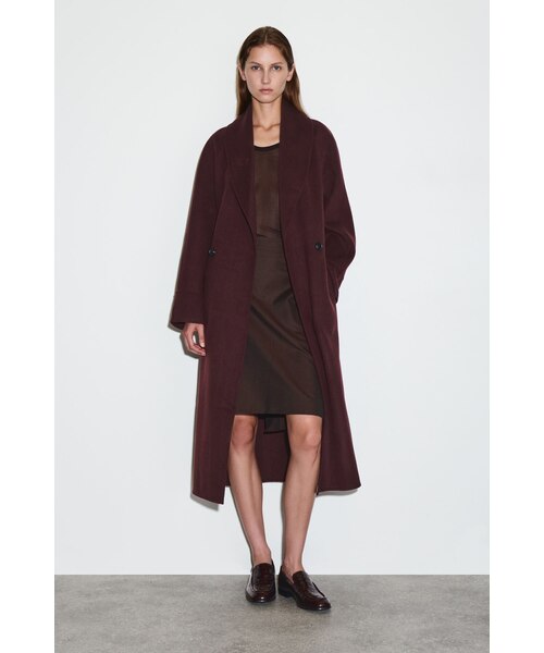 ベルト付きダブルフェイスウールコート（その他アウター）｜COS（コス