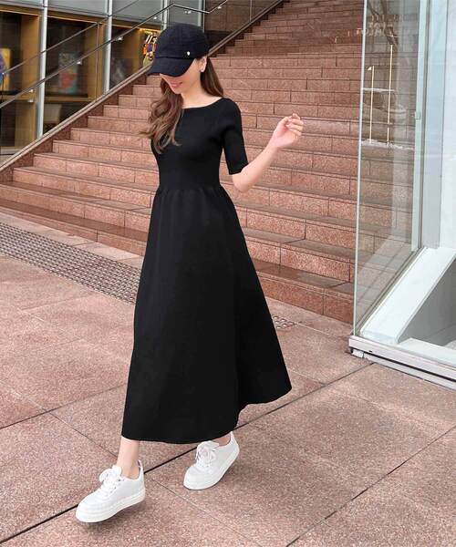 岡部あゆみさんコラボ ] 選べるタイプとサイズスクエアボートネック